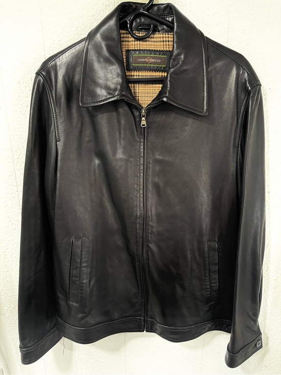 Joseph Abboud Other - Joseph Abboud Black Leather Bomber Jacket